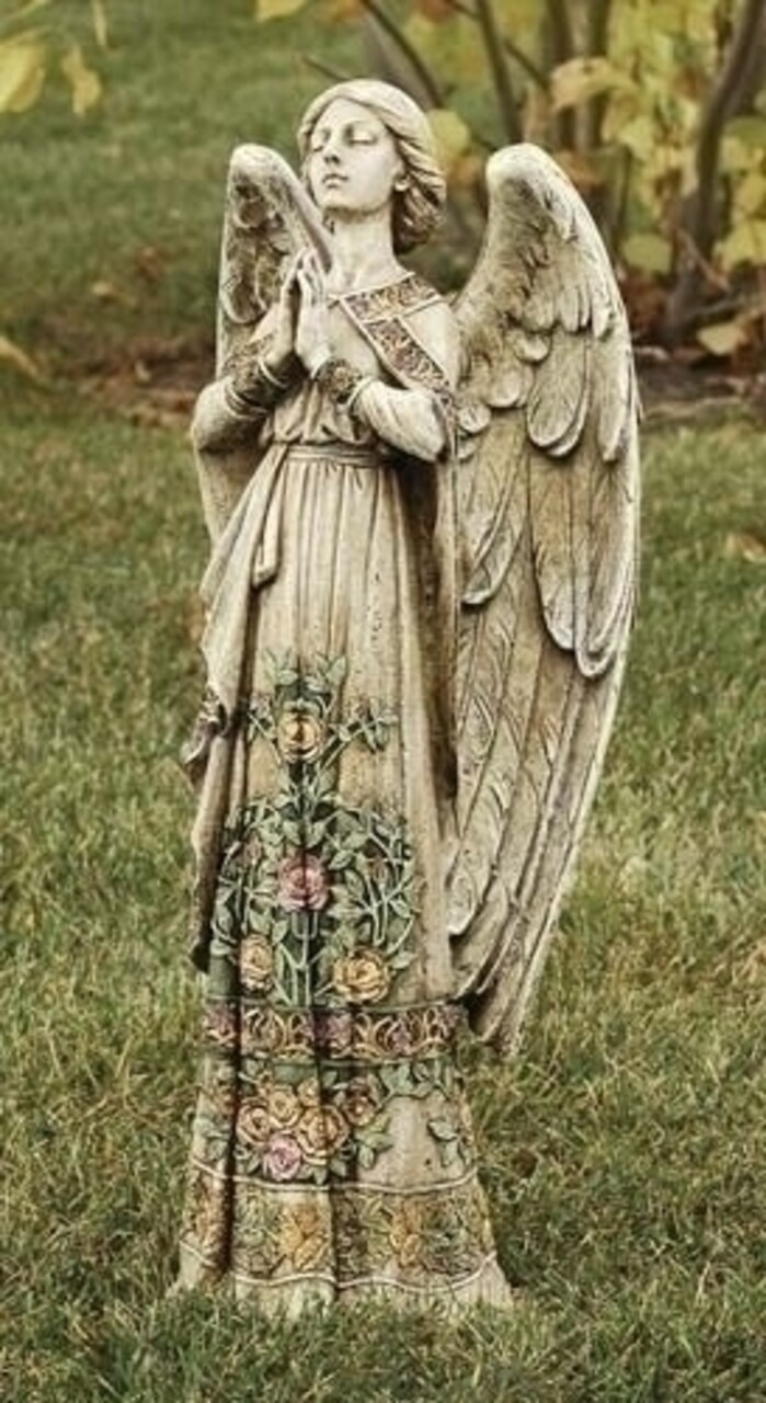 Roman 24" Joseph's Studio Praying Angel Religious Outdoor Garden Statue